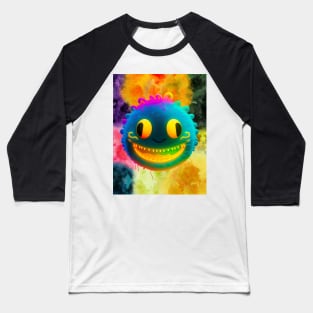 Neon Smiler Baseball T-Shirt